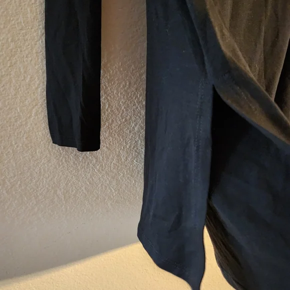Eileen Fisher Women’s long sleeve black long shirt size XS - Picture 3 of 5